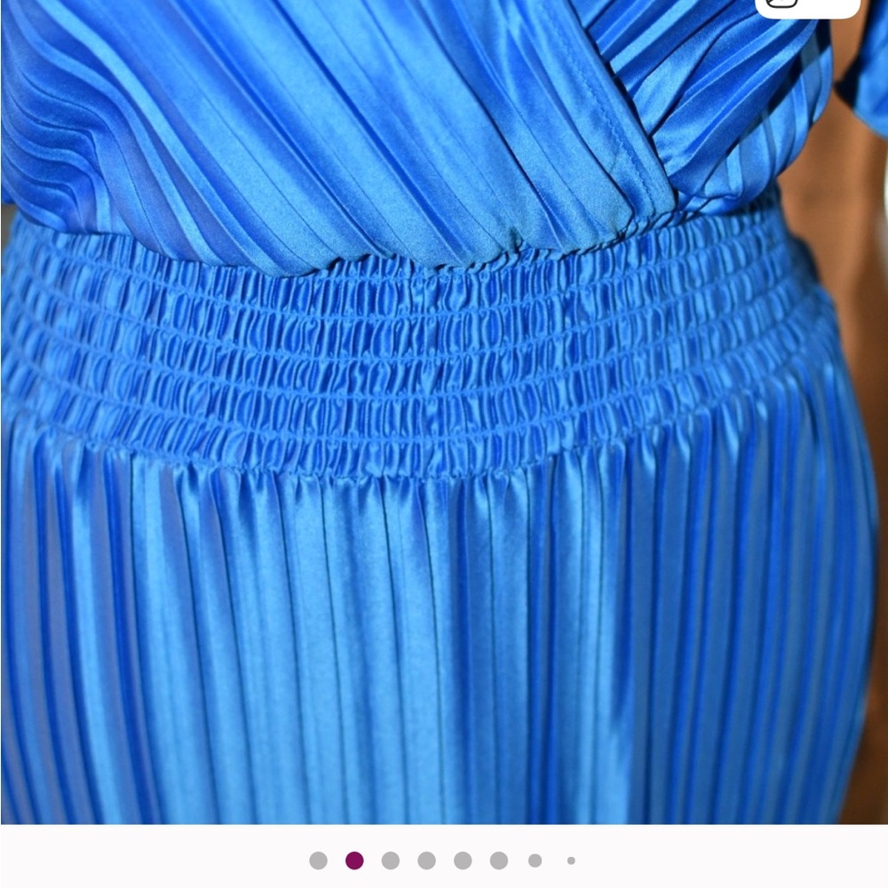 DKNY Women's Vibrant Blue Midi Dress - Picture 2 of 12